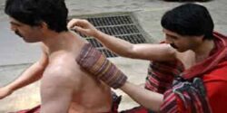 تعبیر خواب کیسه کشیدن دیگری و پشت و سفیداب کشیدن در خواب